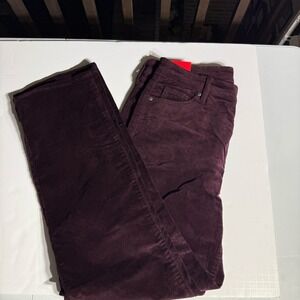 Buffalo David Bitton WMNS 8/29 Stretch Straight Leg Corduroy Pants, Mulberry NWT